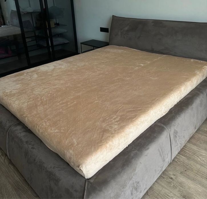 Акція!Велюровый НАМАТРАСНИК Простирадло на гумці велюровий наматрацник