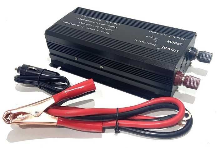 Інвертор перетворювач FOVAL 12-220V 2200 Ват