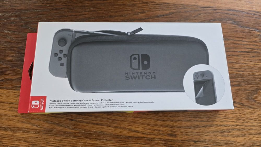 Nintendo Switch cinza como nova + capa original Nintendo