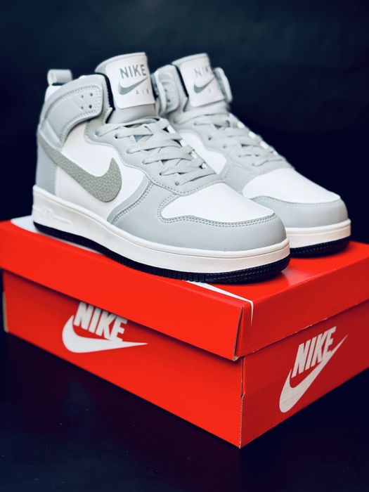 Кожаные кроссовки Найк / кросовки зимние Nike / успей купить до Зимы