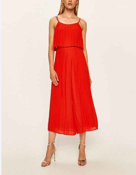 Midi sukienka czerwona Esmara rozmiar M