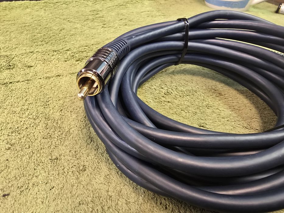TAITECH kabel RCA do subwoofera 5 m.