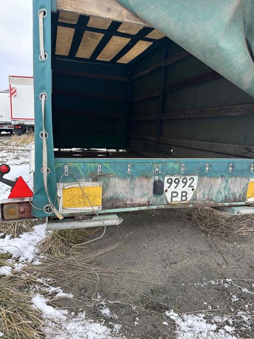 Причіп лафет тентований