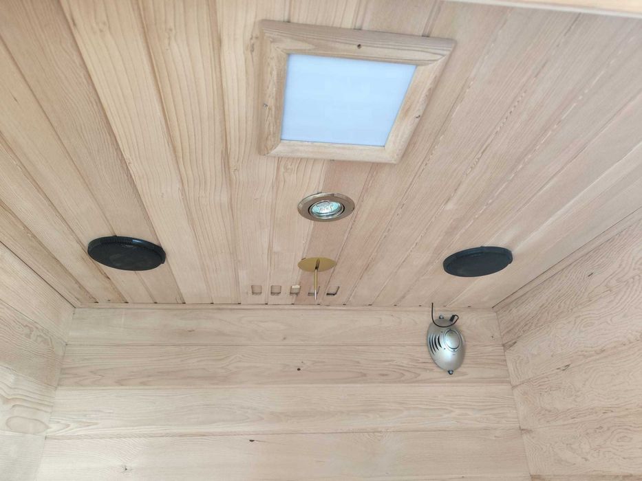Sauna INFRARED promienniki podczerwień full spectrum światło czerwone
