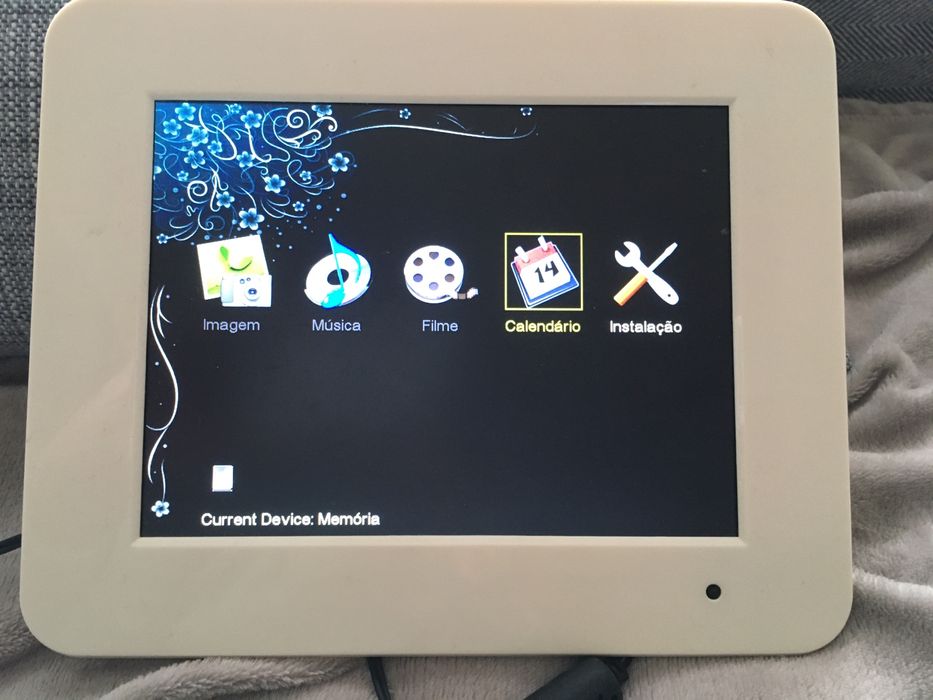 Moldura digital branca