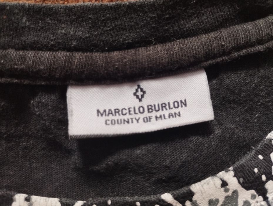 Футболка Marcelo Burlon чорного кольору