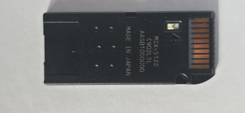 Karta MEMORY STICK PRO sony 512 (długa)
