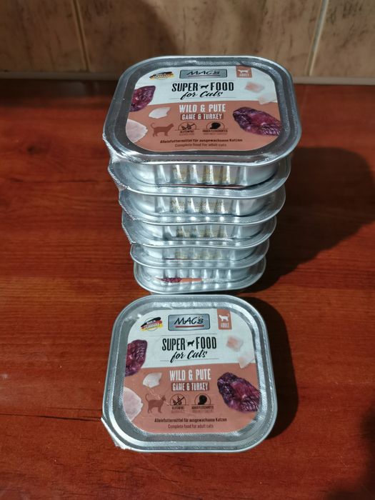 Karma Mac's tacki 7 szt. po 100g - dziczyzna i indyk