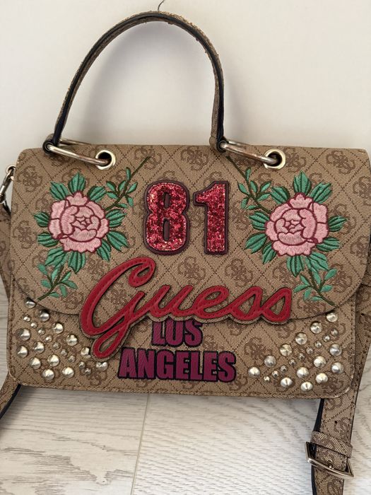 Сумка Guess канва