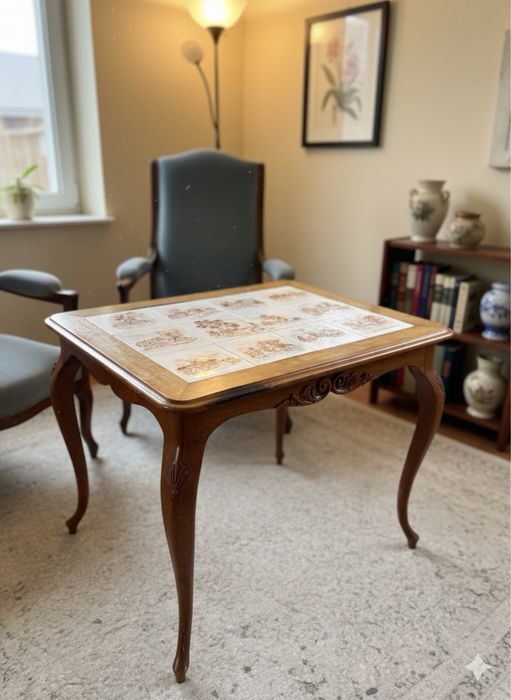 Stolik na giętych nóżkach