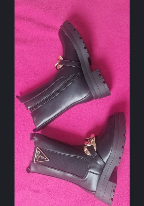Botki guess z łańcuchem PROMOCJA