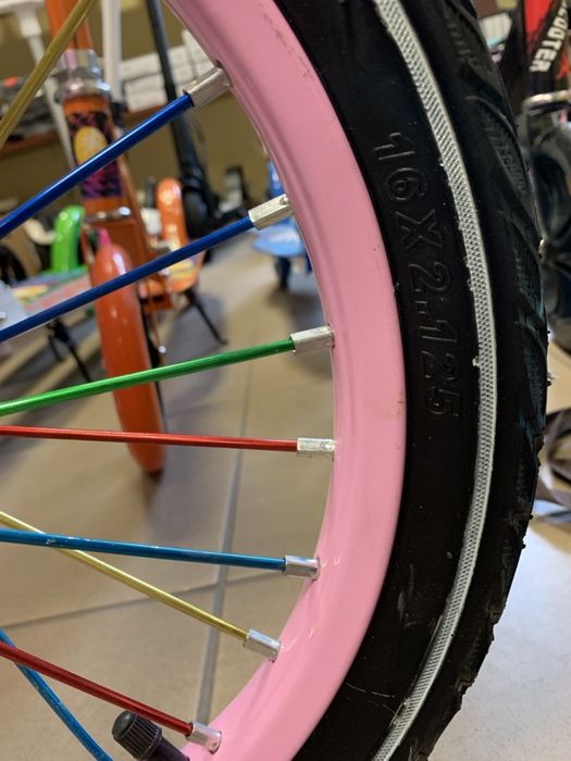 HIT Rowerek dziecięcy rower dla dziewczynki dziecka BMX 16cali