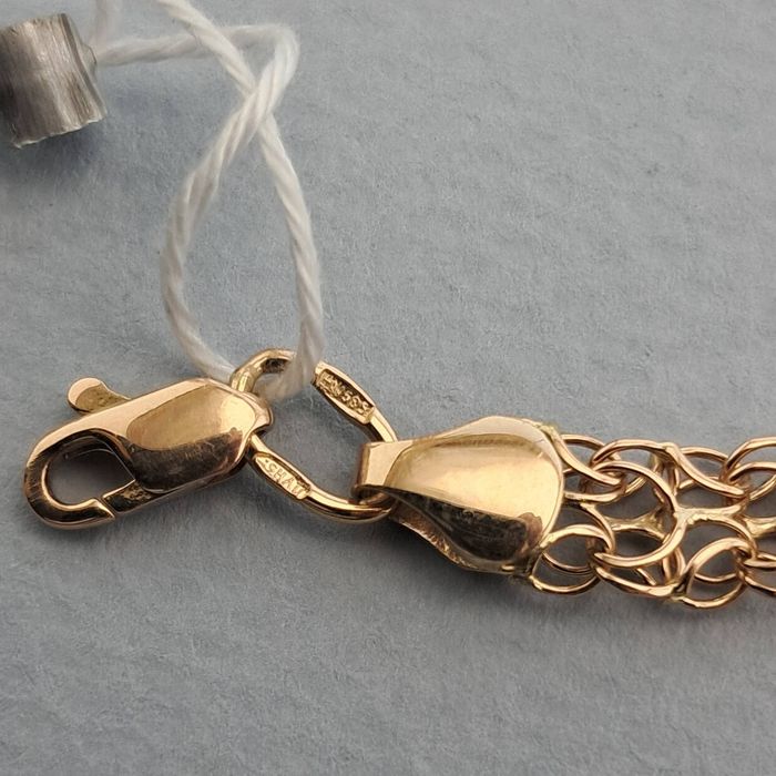 Золотой браслет 5,16 грамм 18 см Золотий браслет Золото 585