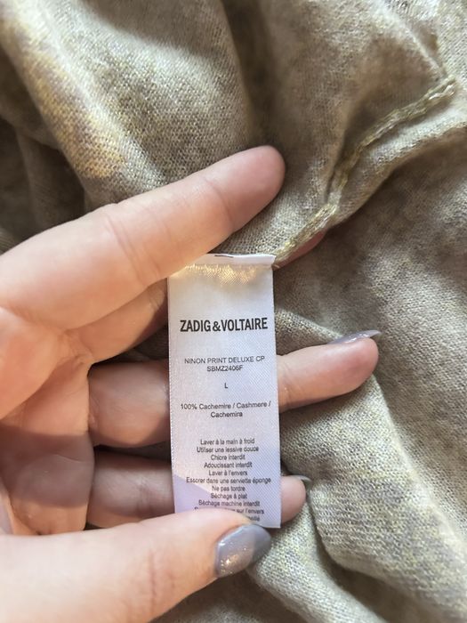 Kaszmirowy kardigan Zadig & Voltaire rozmiar S kaszmir