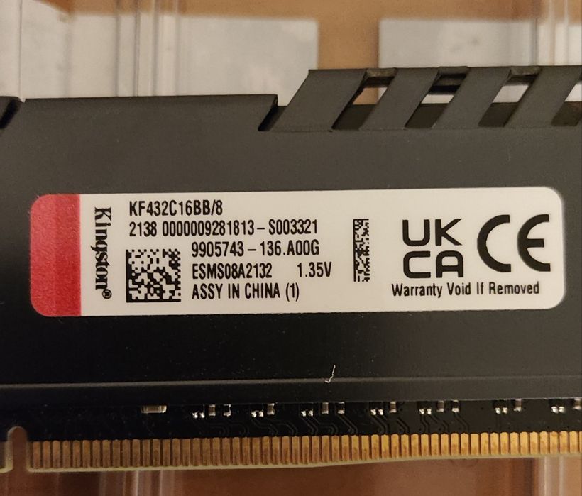 RAM 8GB (1x8GB) DDR4 FURY Beast Black (3 em stock)