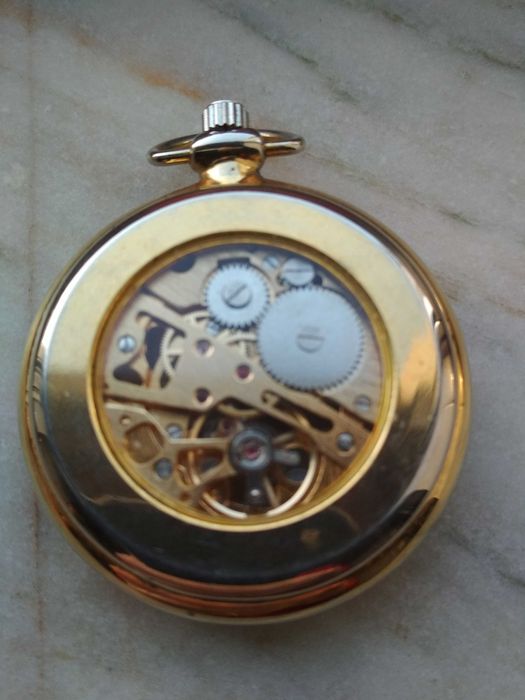 Relógio de bolso vintage numeração romana