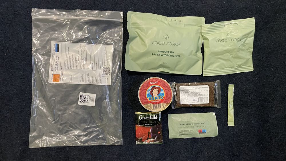 Сухпай армії Естонії МРЕ/MRE/сухийпайок