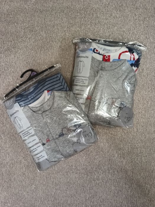 Дитячі чоловічки  Fred&Flo, комплект 3 шт, 3-6 міс, 9-12міс.