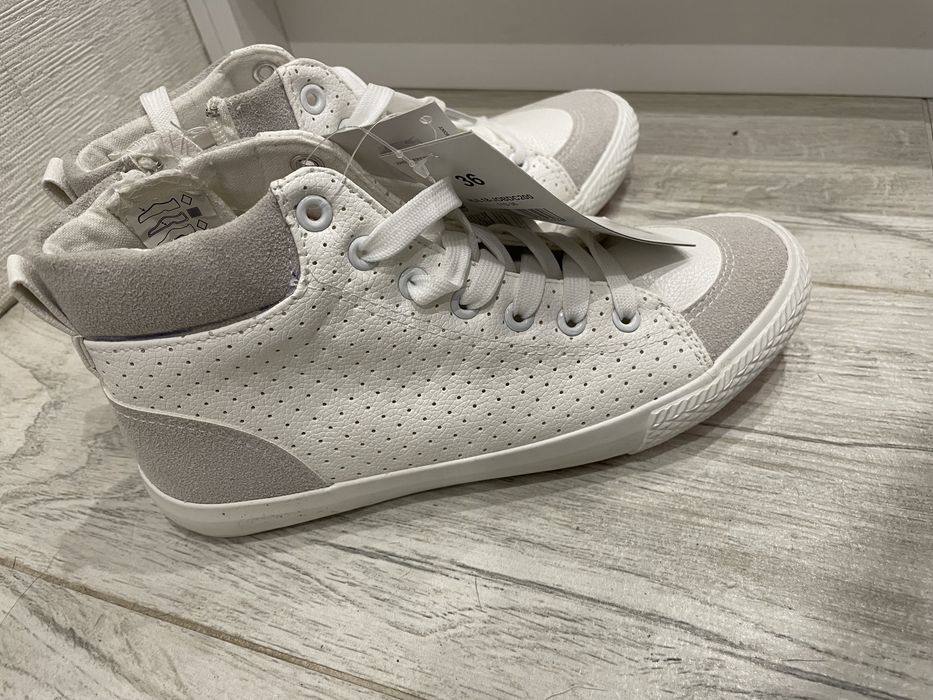 Sneakersy białe szare 4f 36