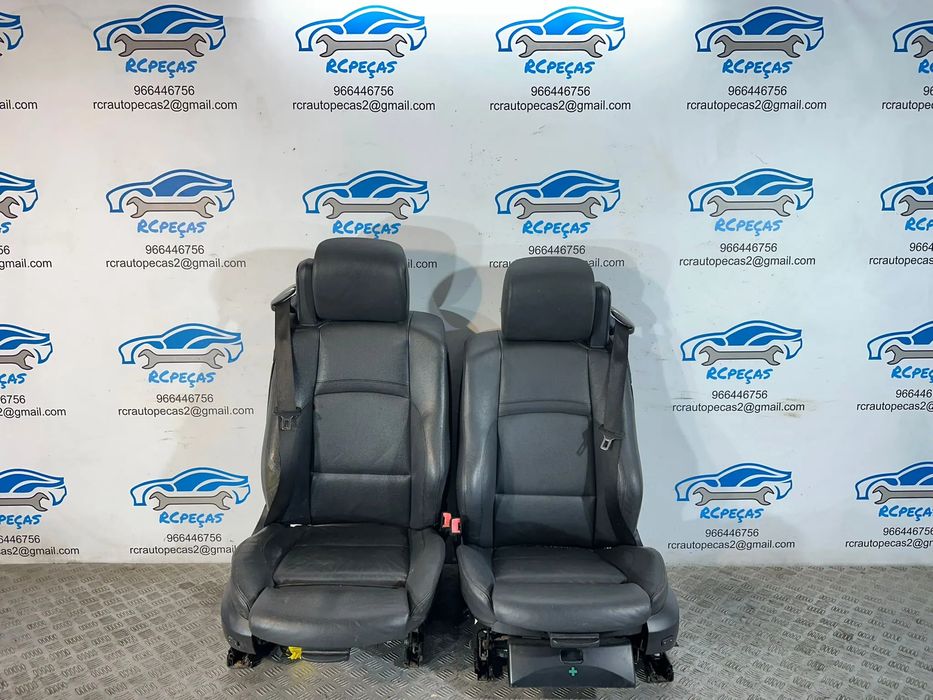Conjunto Bancos Elétricos Memoria Pele Pack M BMW Serie 3 E93 Cabrio