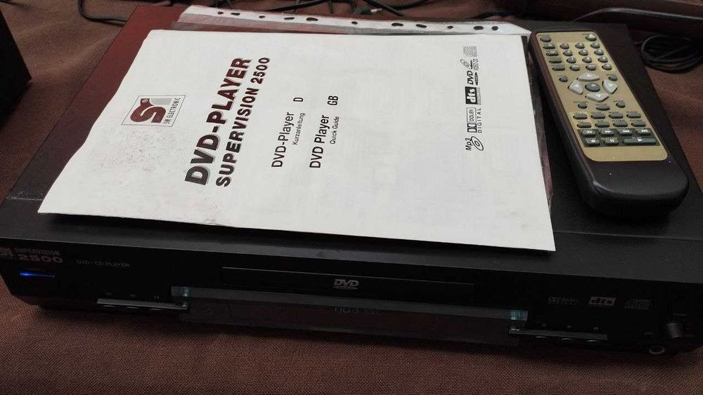 Leitor de DVD / CD SM Electronic Supervision 2500 com Comando e Manual