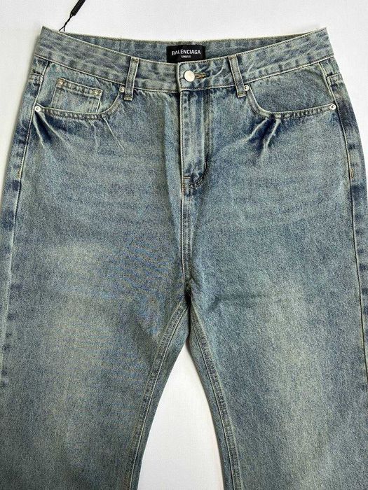 Джинси BALENCIAGA flared faded washed jeans клеш кльош джинсы archive