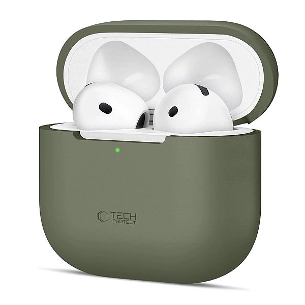 Tech-Protect Silicone Apple Airpods 4 Olive Green