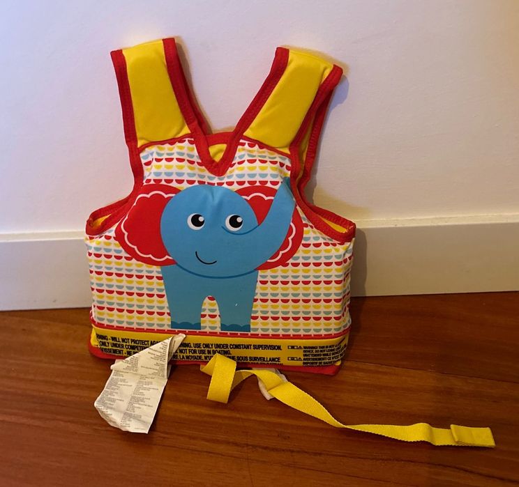 Colete Salva Vidas Fisher Price Infantil Proteção Fator 50