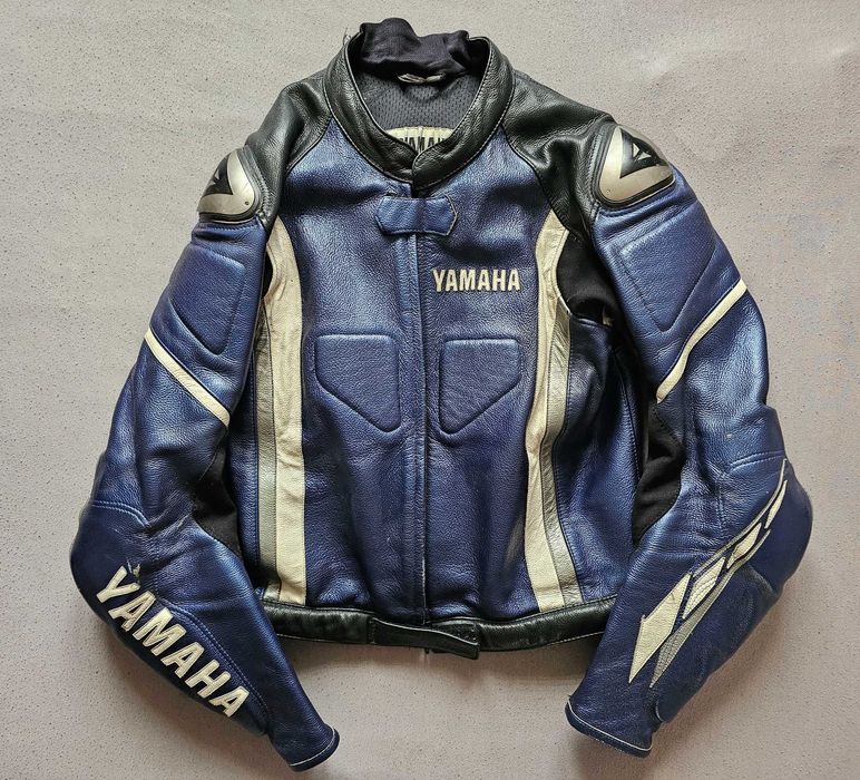 Dainese Yamaha Speedblock R1 kombinezon skórzany niebieski rozm