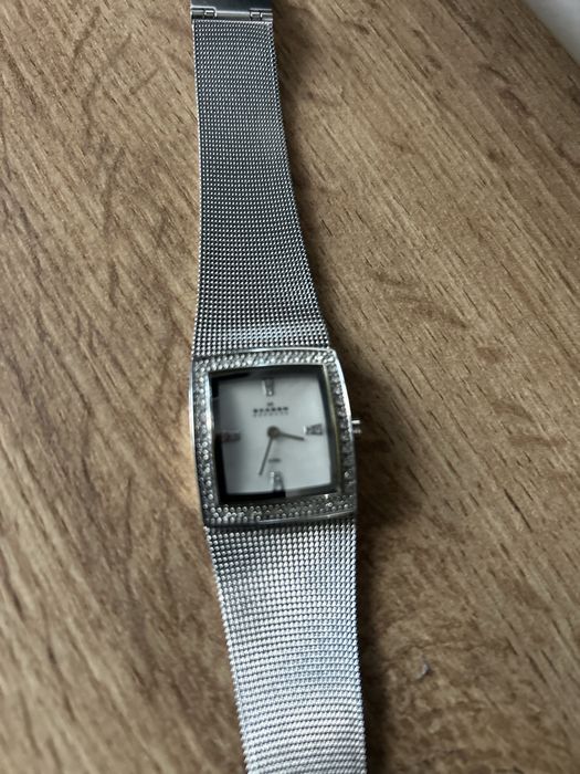 Skagen Zegarek damski z cyrkoniami