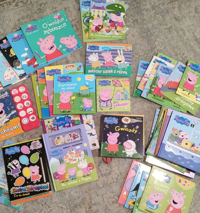 Kolekcja 'Świnka Peppa' idealny stan. Na prezent dla dzieci wnuków