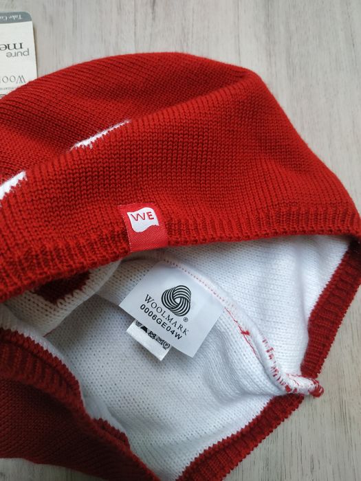 WE Czapka 100% Merino Wełna NOWA Wool Exclusive Wełniana Dziecięca