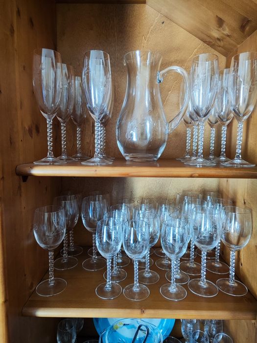 Serviço copos cristal