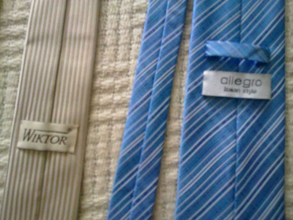 Krawaty prawie nowe