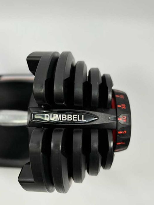 гантеля регулируемая до 40 кг на подставке 17 уровней гантелі гантель