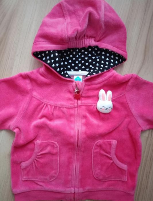 Bluza welurowa rozmiar 74