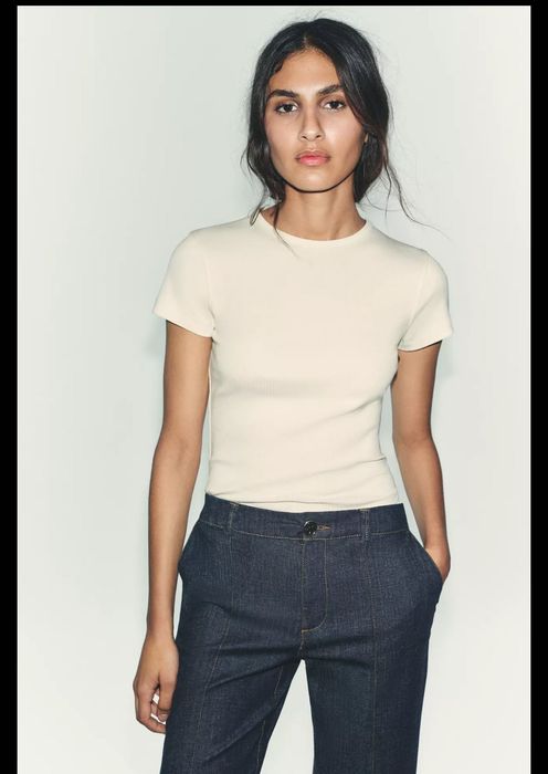 Koszula bezowa Zara roz. M