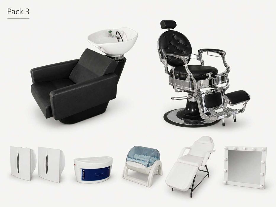 Pack Completo Cabeleireiro + Estética – Equipamento Profissional