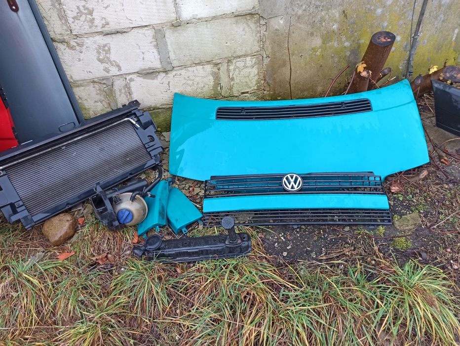 Zderzak maska pas przód chłodnice Volkswagen transporter t4 2.4