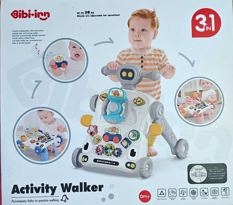 Дитячі ходунки-каталка Bibi-inn Activity Walker 3 в 1