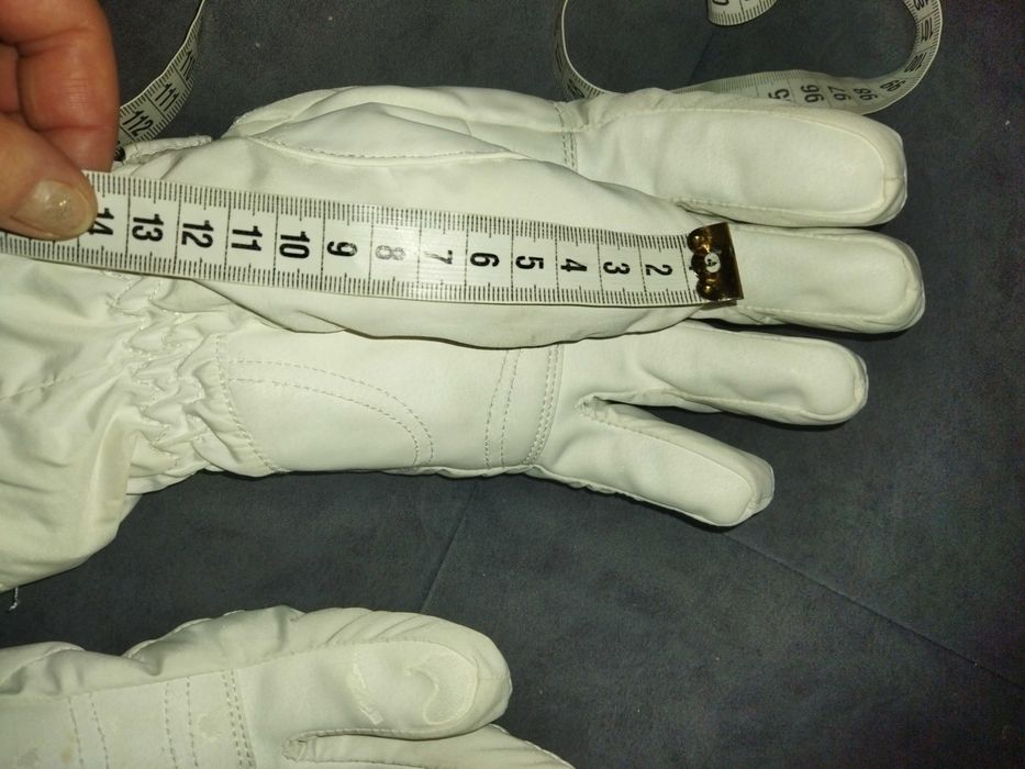 K-tec лижні рукавиці aqua aquashield білі розмір М