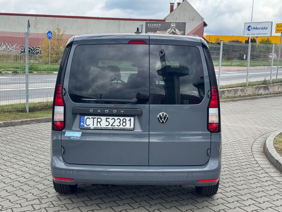 Volkswagen Caddy 2.0TDI 102KM SalonPL/FV23%/ Gwar. 2030r i 250kkm/LED/DrzwiTył/Temp/App