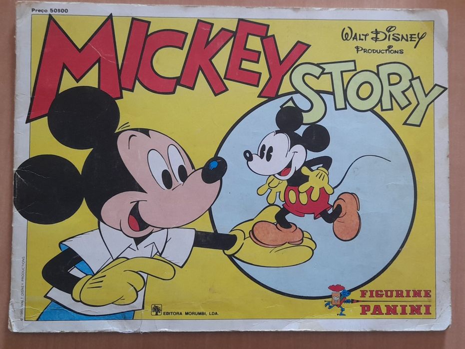 Caderneta Mickey Story
