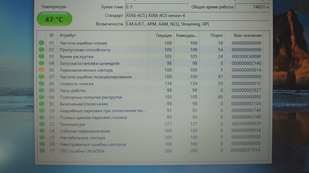 Жорсткий диск Hitachi 160Gb Sata для ПК.
Повністю працюючий, знятий з