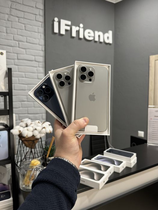 iphone 15 pro 128/256gb black/natural/white/blue