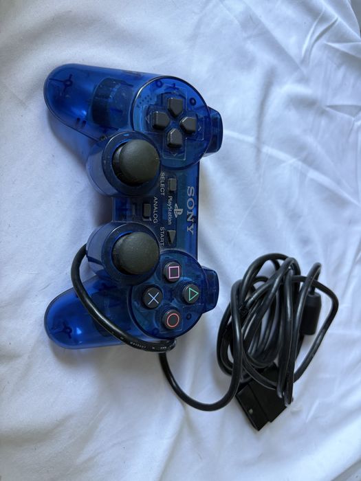 Pad do konsoli Playstation 2 Ps2 Crystal Blue