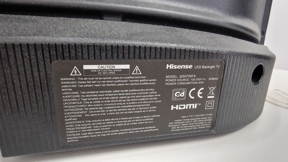 Televisão SmartTV Hisense 32A5700FA