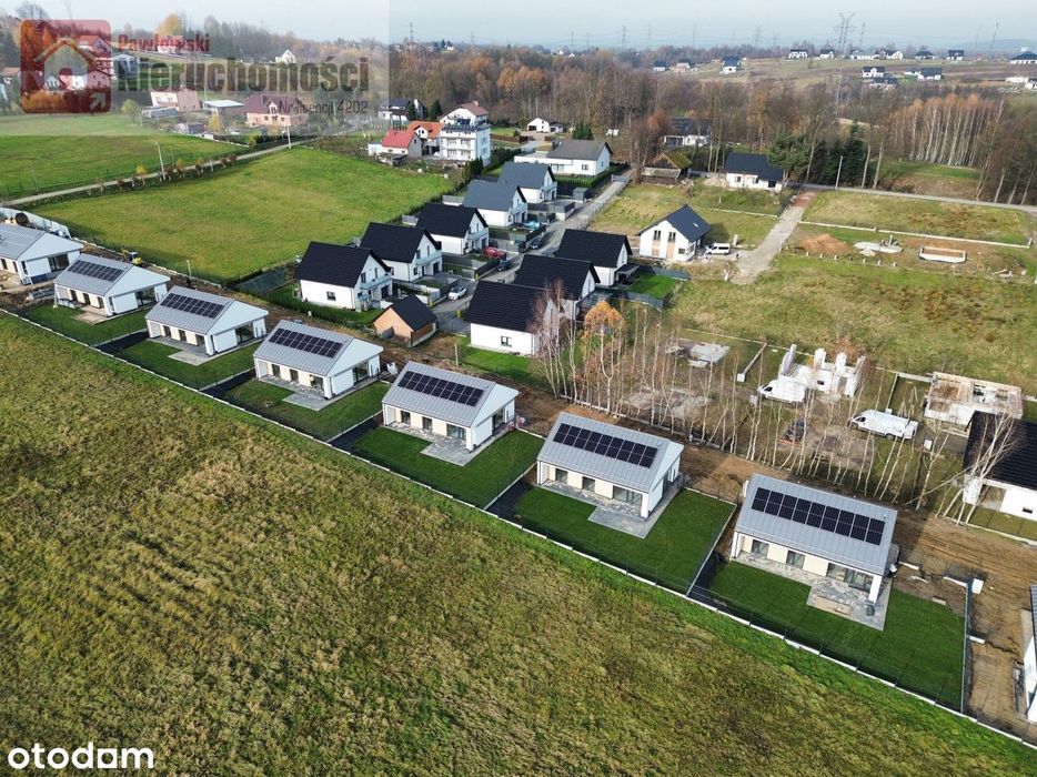 Domy pod Skawiną - fotowoltaika i pompa ciepła