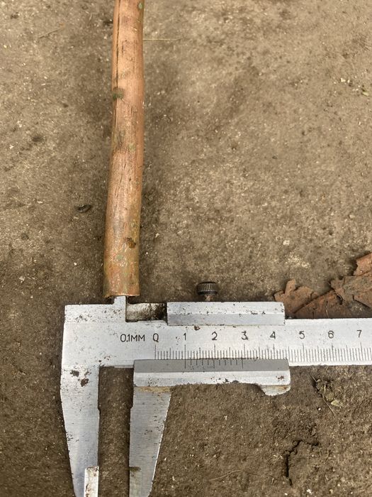 Труба мідна 1.5 метра