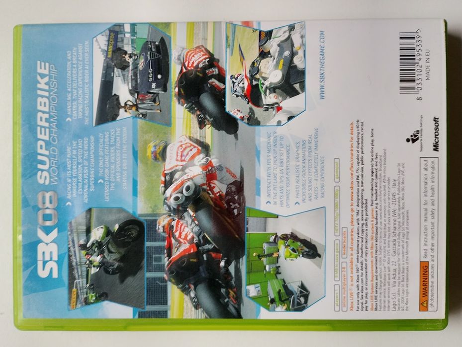 SBK08 gra na Xbox 360